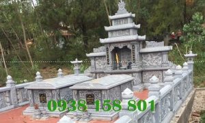 Nghĩa trang ông bà bằng đá xanh đẹp