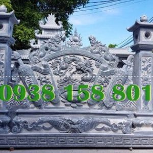 cuốn thư đá phong thủy nhà thờ họ