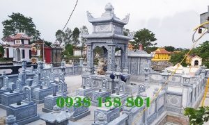 Mẫu nghĩa trang dòng họ bằng đá xanh 