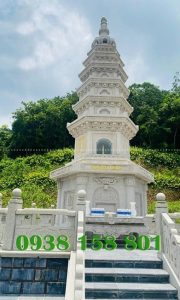 Mộ tháp đá trắng bán tại Tiền Giang