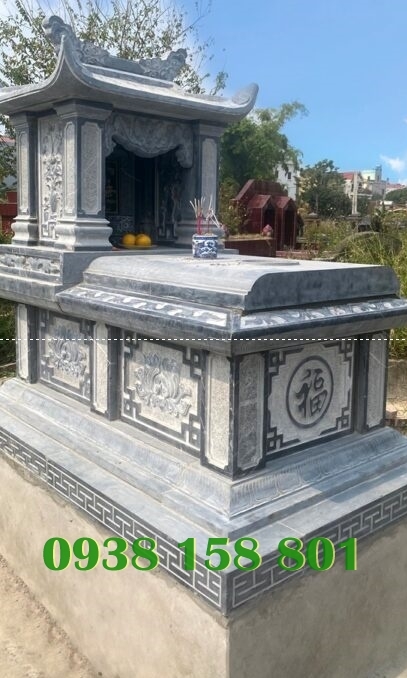 Mộ đá 1 mái chôn tro hài cốt bán tại Vĩnh Long
