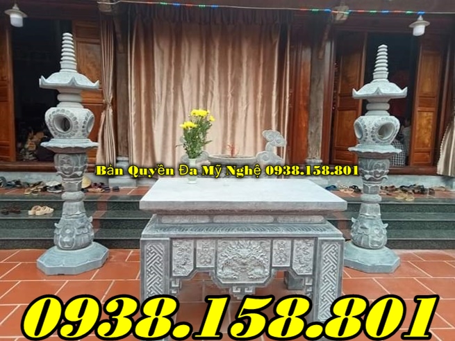 Kích thước Bàn thờ đặt trước lăng mộ