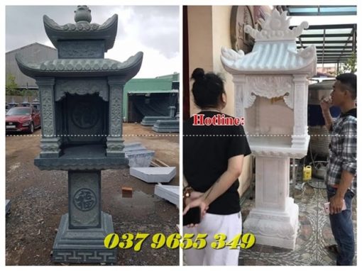 Mẫu cây hương thờ bằng đá mỹ nghệ bán Phú Yên