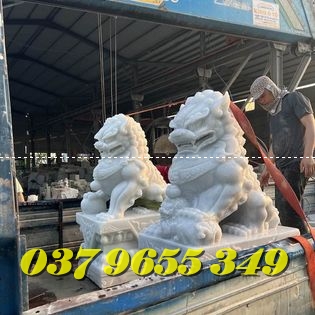 Mẫu kỳ lân đá đặt trước cổng bán tại Long An