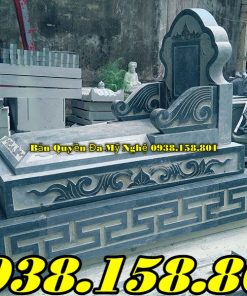 Mẫu mộ đá đơn không mái đẹp bán tại Khánh Hòa (1)