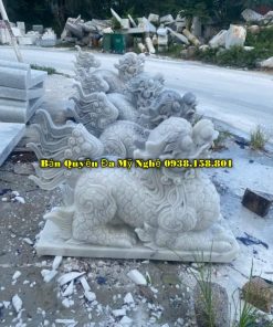 Mẫu tượng nghê đá giá rẻ bán tại Cà Mau