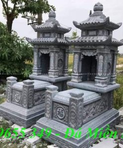 mẫu mộ có mái che bằng đá tự nhiên bán Phú Yên