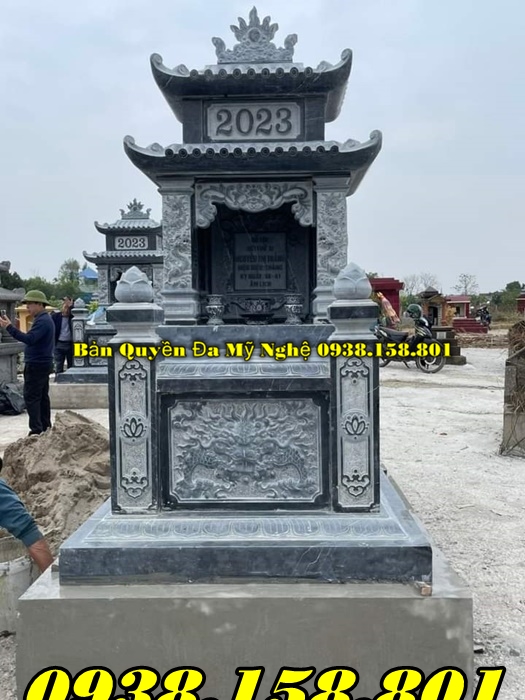 Những mẫu mộ đơn đá đẹp tại Tây Ninh - MĐ 25