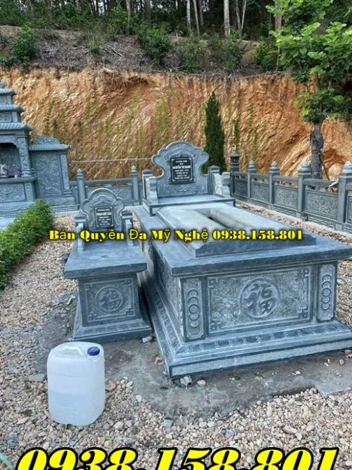 mẫu mộ đá không mái đẹp bán tại Kiên Giang