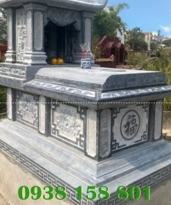 Mẫu mộ đá 1 mái bán tại Quảng Ngãi