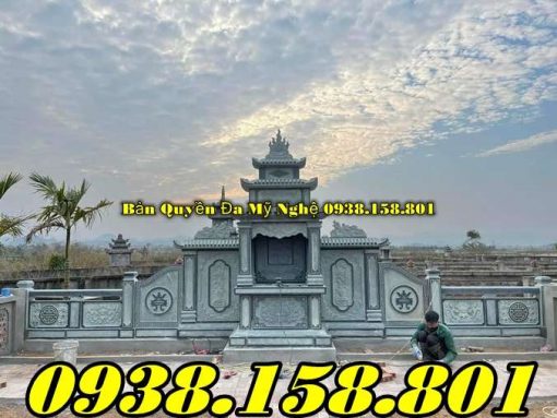 Làm Lăng thờ gia tộc đá tại Bình Thuận