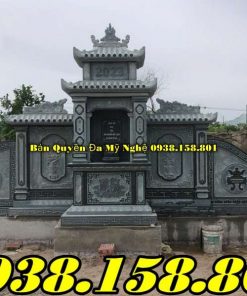 Mẫu lăng thờ gia tộc đá xanh bán tại Đồng Nai