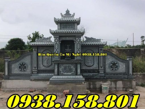 Mẫu lăng thờ gia tộc đá xanh bán tại Đồng Nai