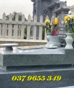 Mẫu mộ tam cấp - mộ cải táng đá granite tại Long An