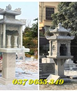 Miếu thờ để tro cốt bằng đá ở Bình Dương - miếu thờ thổ thần