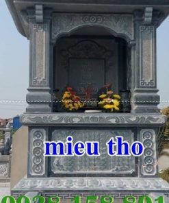 Miếu thờ để tro cốt bằng đá ở Quảng Ninh