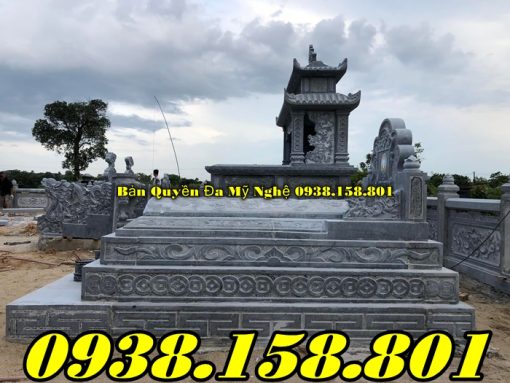 Những mẫu mộ tam cấp đá khối tại Hồ Chí Minh - Sài Gòn