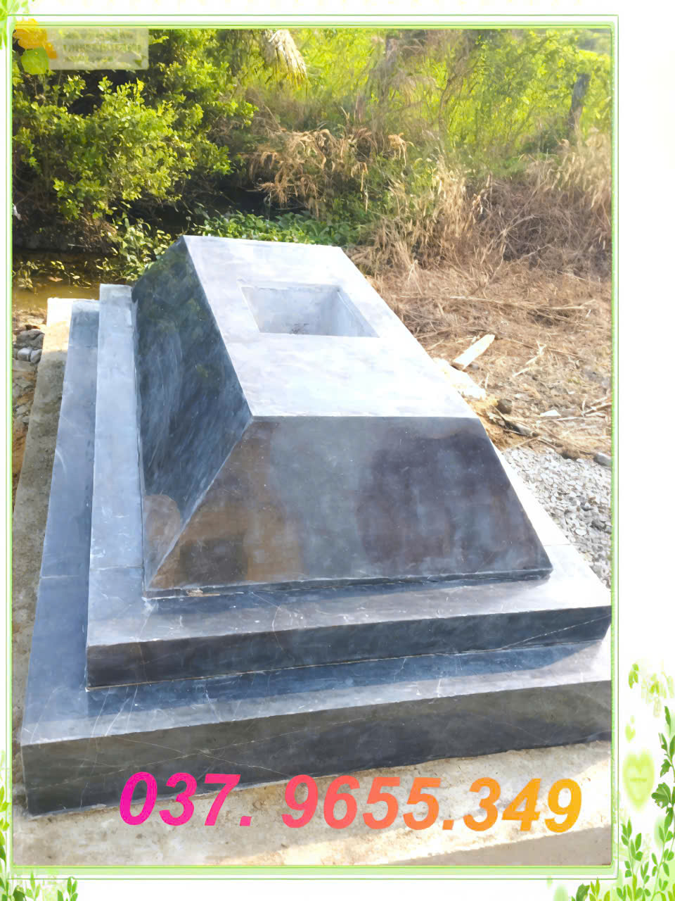 Loại mộ chụp tam cấp đơn gian