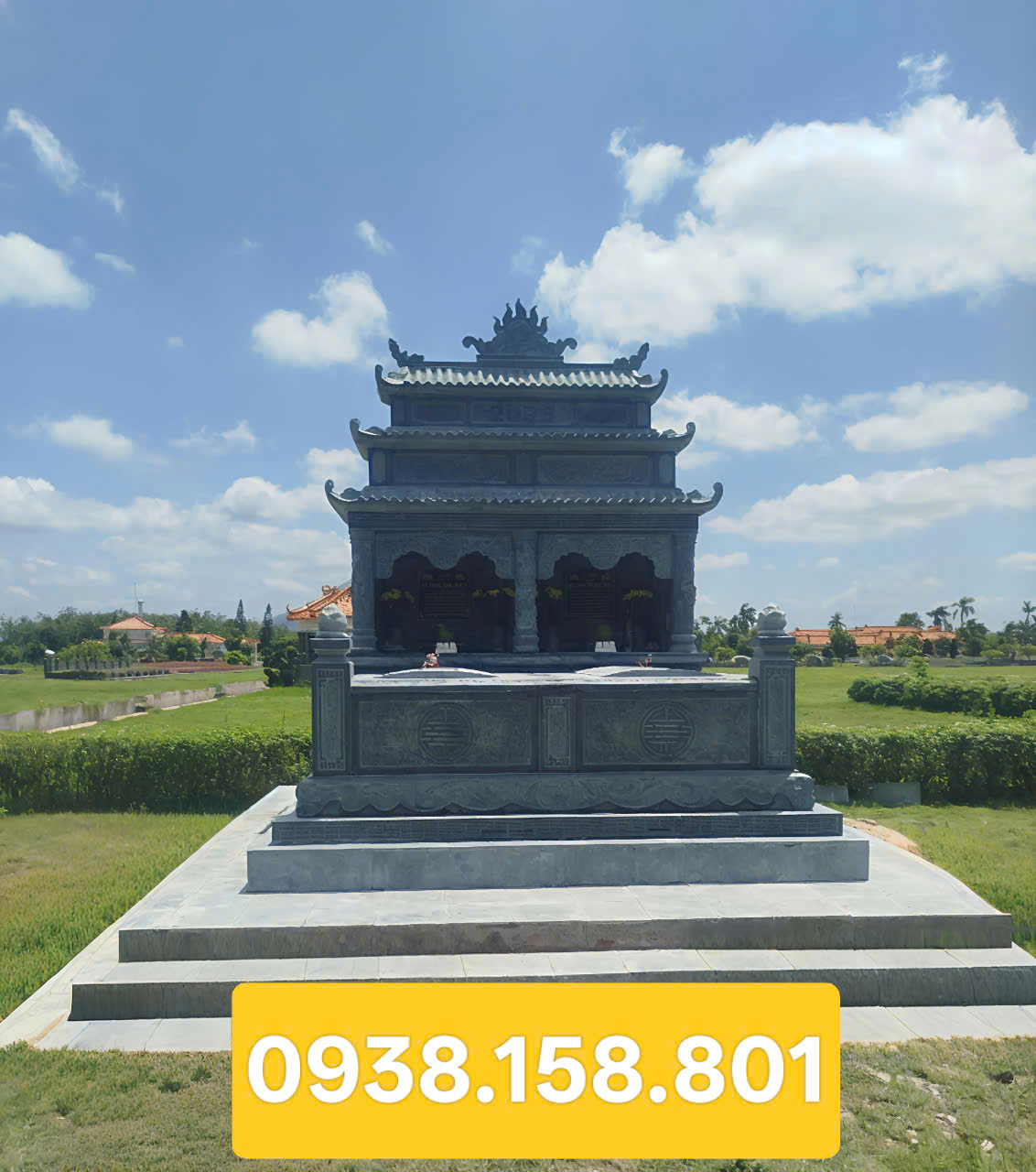Mộ tam cấp - mộ đôi ông bà - mộ cải táng