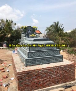 Kích thước xây mộ đá tam cấp chuẩn tại Nghệ An