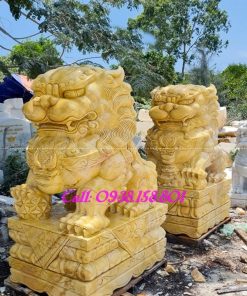 Mẫu kỳ lân đá nguyên khối giá rẻ bán tại Thanh Hóa