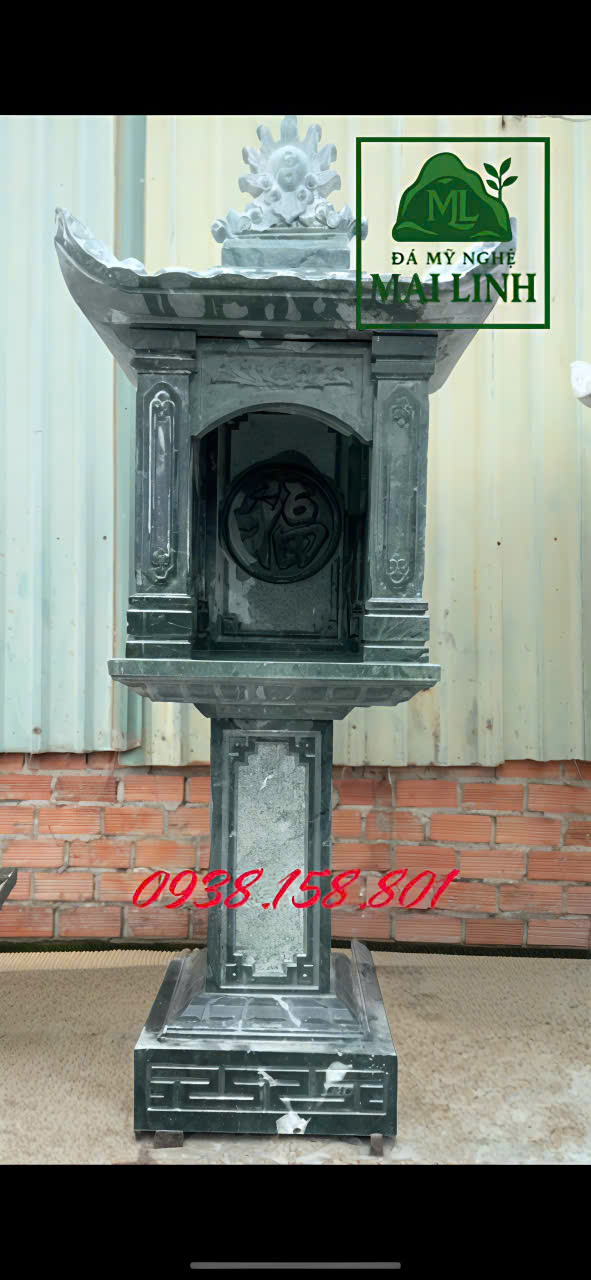 Am thờ đá xanh ấn loại nhỏ