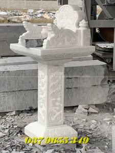 76 Mẫu bàn thờ thiên đá không mái đẹp bán Hưng Yên
