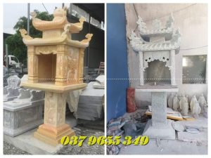 63 cây hương thờ ngoài trời bằng đá Lâm Đồng